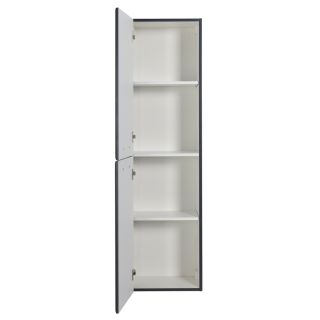 Шкаф подвесной  Cezares с двумя распашными дверцами с доводчиками с двумя полками универсальный DUET-1500-2A-SC-BL